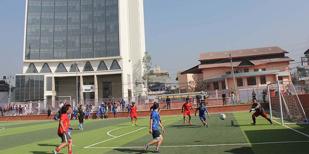 एनसेलद्वारा लैनचौर मैदानको पुनर्निर्माण सम्पन्न 